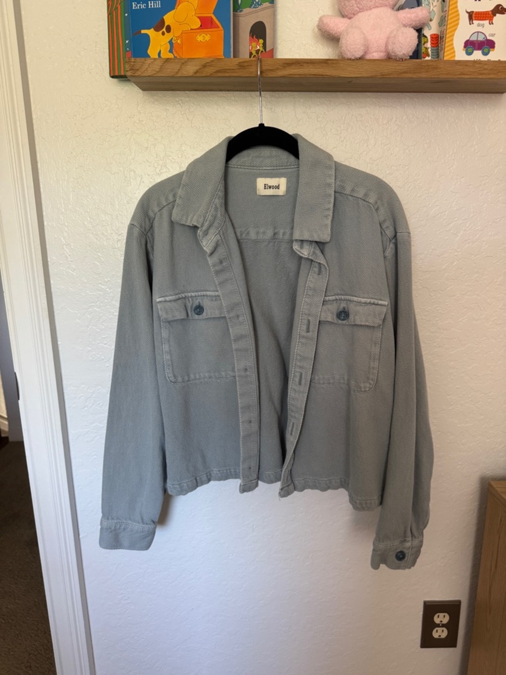 Elwood Light Blue Shirt Jacket